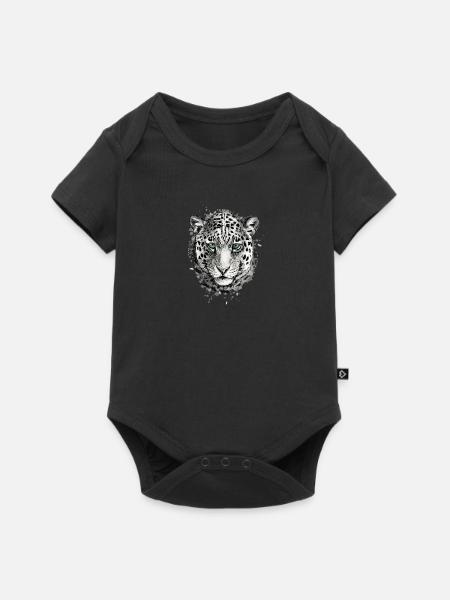 Snow Leopard - Baby Premium short-sleeve bodysuit - black