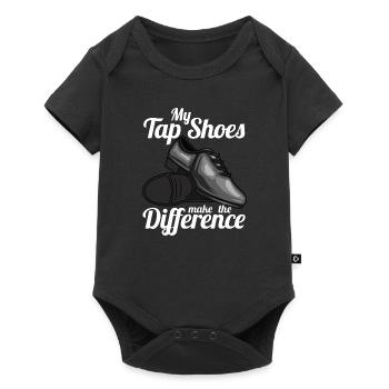 Mes claquettes font la différence Dancer - Body à manches courtes Premium Bébé - noir - Devant