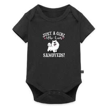 Samoyed - Baby Premium short-sleeve bodysuit - black - Front