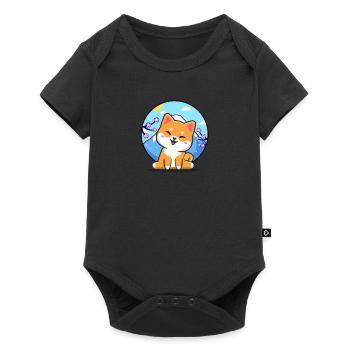 Shiba Inu - Baby Premium short-sleeve bodysuit - black - Front