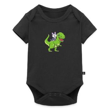 Alaskan Malamute - Baby Premium short-sleeve bodysuit - black - Front