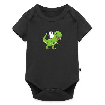 Penguin - Baby Premium short-sleeve bodysuit - black - Front