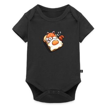 Red Panda - Baby Premium short-sleeve bodysuit - black - Front