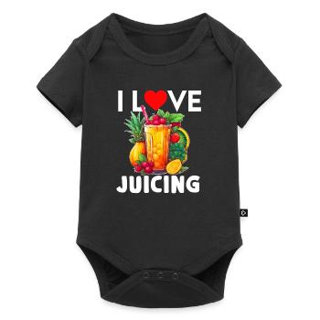Juicing Men Women Juicer Cleanse Smoothie Juice - Baby Premium short-sleeve bodysuit - black - Front