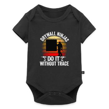 Drywall Installer Drywaller Drywall Finisher - Baby Premium short-sleeve bodysuit - black - Front