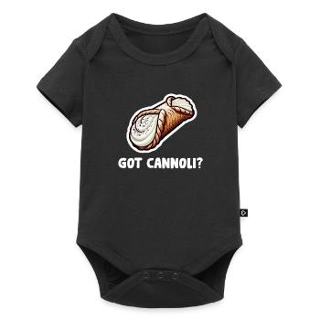 Cannoli Baker Pâtisserie Italienne Dessert Drôle - Body à manches courtes Premium Bébé - noir - Devant