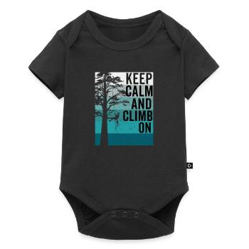Arborist Tree Surgeon Woodworker Funny Logger - Baby Premium short-sleeve bodysuit - black - Front