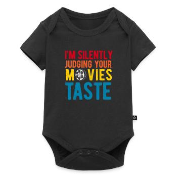 Critique de cinéma Cinéphile Cinéphile Amant Drôle Critique - Body à manches courtes Premium Bébé - noir - Devant