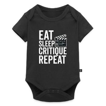 Critique de cinéma Cinéphile Cinéphile Amant Drôle Critique - Body à manches courtes Premium Bébé - noir - Devant