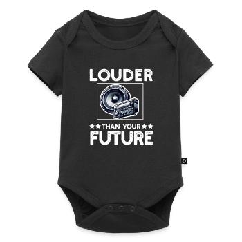 Autoradio pour haut-parleurs d’installateur audio Basse de voiture - Body à manches courtes Premium Bébé - noir - Devant