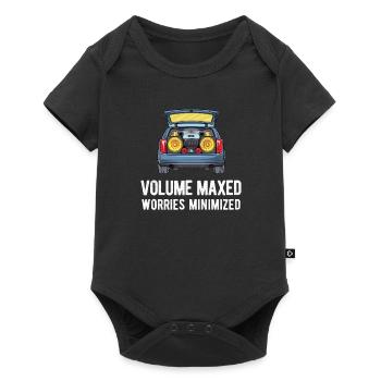 Autoradio für Audio-Installateur-Lautsprecher Autobass - Baby Premium Kurzarmbody - Schwarz - Vorne