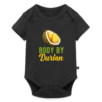 Durian Fruit Lover Drôle Durio Zibethinus Hommes - Body à manches courtes Premium Bébé - noir - Devant