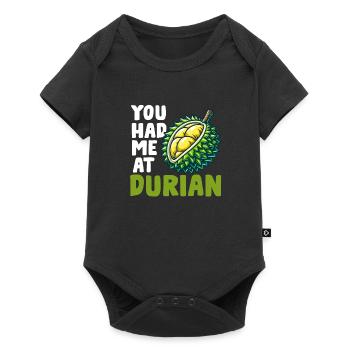 Durian Fruit Lover Funny Durio Zibethinus Men - Baby Premium short-sleeve bodysuit - black - Front