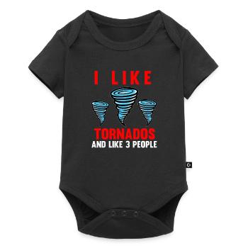 Tornado Chaser Storm Chasing Men Women Kids - Baby Premium short-sleeve bodysuit - black - Front
