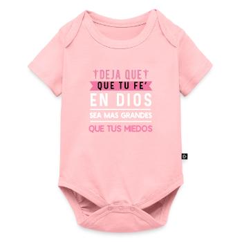 Camiseta Cristiana Para Mujer En Espanol Spanish - Baby Premium short-sleeve bodysuit - rose - Front