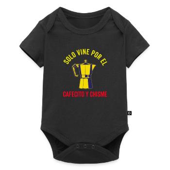 Funny Spanish Shirts Cafecito Cafe Espanol - Baby Premium short-sleeve bodysuit - black - Front