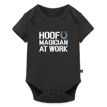 Funny Farrier Horseshoes Horses' Hooves Installer - Baby Premium short-sleeve bodysuit - black - Front