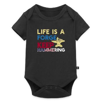 Funny Farrier Horseshoes Horses' Hooves Installer - Baby Premium short-sleeve bodysuit - black - Front
