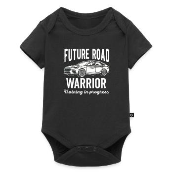 Nouveau Étudiant Conducteur Filles Femmes Maman Fille - Body à manches courtes Premium Bébé - noir - Devant