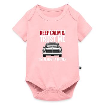 Neue Fahrschüler Mädchen Frauen Mutter Tochter - Baby Premium Kurzarmbody - Rosa - Vorne