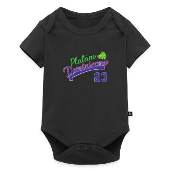 Dominican Flag RD Dominican Republic Baseball - Baby Premium short-sleeve bodysuit - black - Front