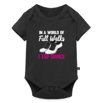 Appréciation du professeur de claquettes pour les filles - Body à manches courtes Premium Bébé - noir - Devant
