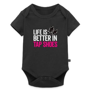 Appréciation du professeur de claquettes pour les filles - Body à manches courtes Premium Bébé - noir - Devant