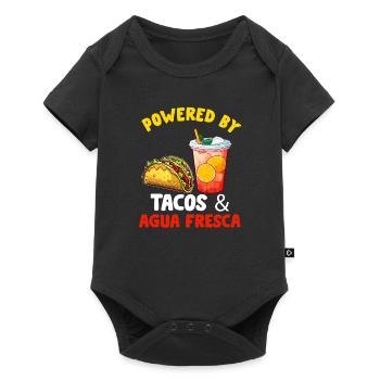 Tacos & Agua Fresca Fun Amateur de cuisine mexicaine Comida - Body à manches courtes Premium Bébé - noir - Devant