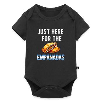 Argentinien Argentinische Flagge Männer Damen Camisa - Baby Premium Kurzarmbody - Schwarz - Vorne