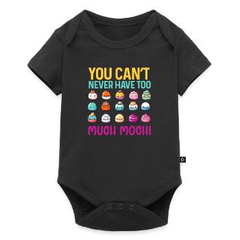 Mochi Japanese Rice Cake Candy Snack Sweet Mochi - Baby Premium short-sleeve bodysuit - black - Front