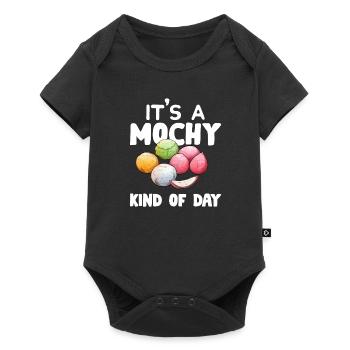 Mochi Japanese Rice Cake Candy Snack Sweet Mochi - Baby Premium short-sleeve bodysuit - black - Front