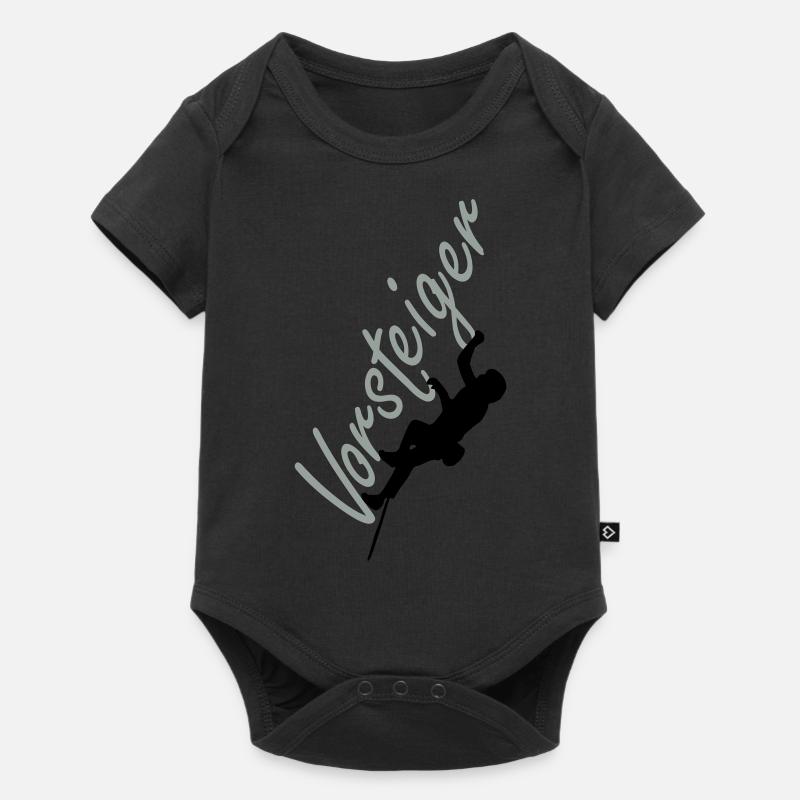 Lead climber - Baby Premium short-sleeve bodysuit - black