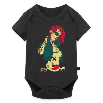 Sugar Girls - Baby Premium short-sleeve bodysuit - black - Front