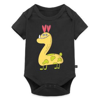 monster - Baby Premium short-sleeve bodysuit - black - Front
