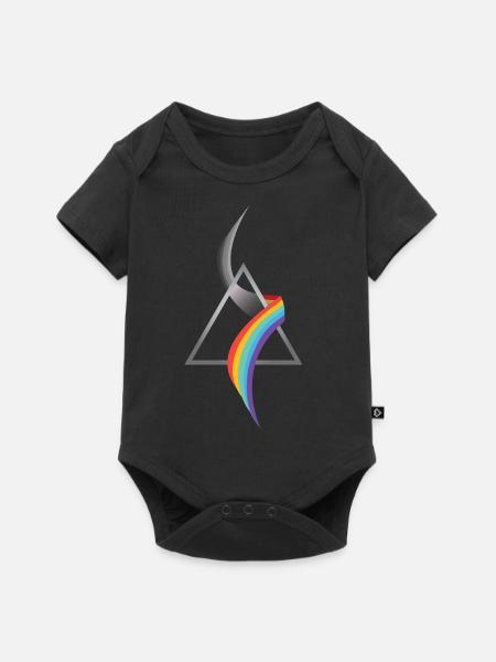 Optics refraction - Baby Premium short-sleeve bodysuit - black