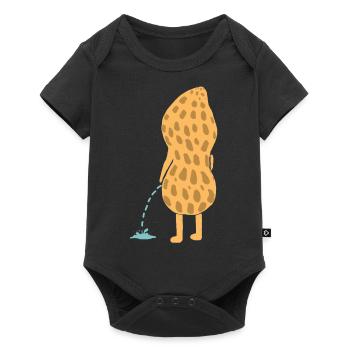 Peenut - pipi aux arachides - Body à manches courtes Premium Bébé - noir - Devant