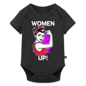 Féministe féministe cadeau feminist - Body à manches courtes Premium Bébé - noir - Devant