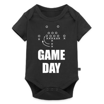 Football américain - Body à manches courtes Premium Bébé - noir - Devant