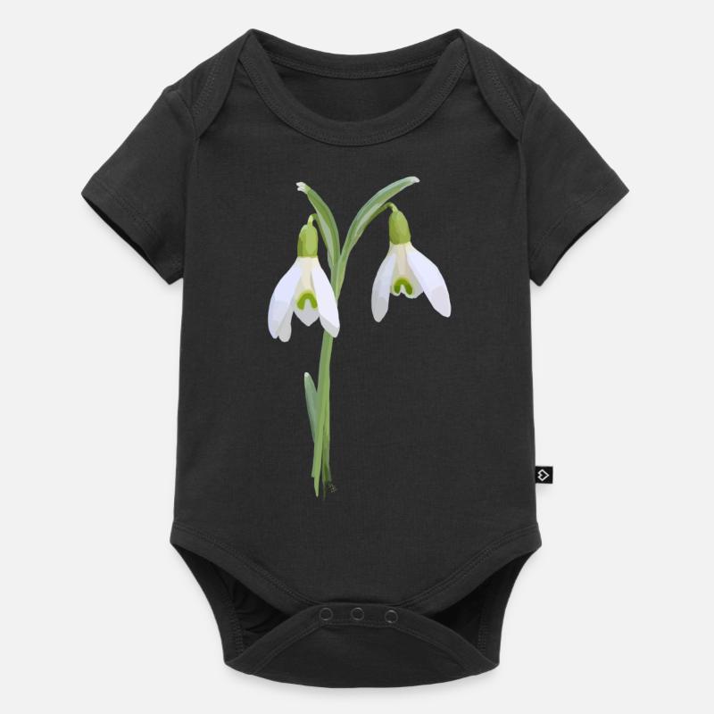 Perce-neige - Body à manches courtes Premium Bébé - noir