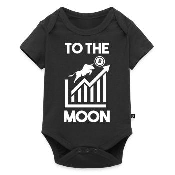Investissement To The Moon Actions Bourse Investir Bull - Body à manches courtes Premium Bébé - noir - Devant