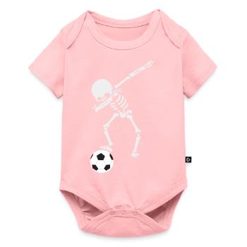 Soccer Team Fußball Torwart Kicken Jungs outfit - Baby Premium Kurzarmbody - Rosa - Vorne