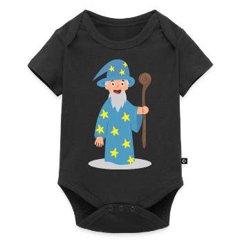 Magicien - Body à manches courtes Premium Bébé - noir - Devant