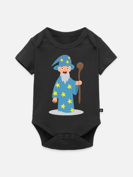 Magier - Baby Premium Kurzarmbody - Schwarz