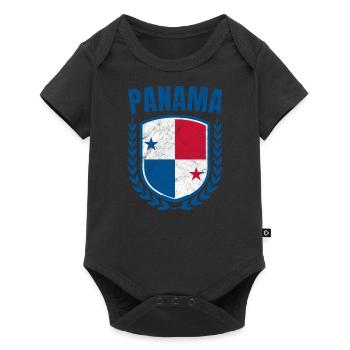 Panama - Baby Premium short-sleeve bodysuit - black - Front