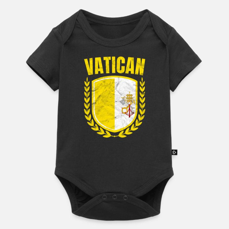 Vatican - Body à manches courtes Premium Bébé - noir