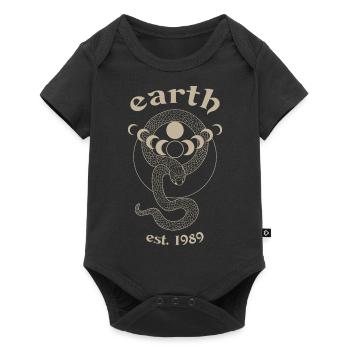 nouilles de danger - Body à manches courtes Premium Bébé - noir - Devant