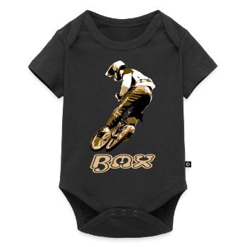 bmx - Body à manches courtes Premium Bébé - noir - Devant