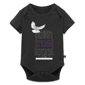 Foi confiance loyale - Body à manches courtes Premium Bébé - noir - Devant