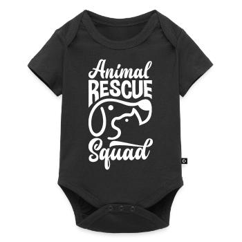 Animal Rescue Squad - Baby Premium short-sleeve bodysuit - black - Front