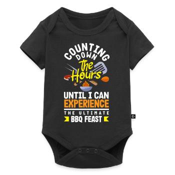 Je peux vivre le festin BBQ - Body à manches courtes Premium Bébé - noir - Devant